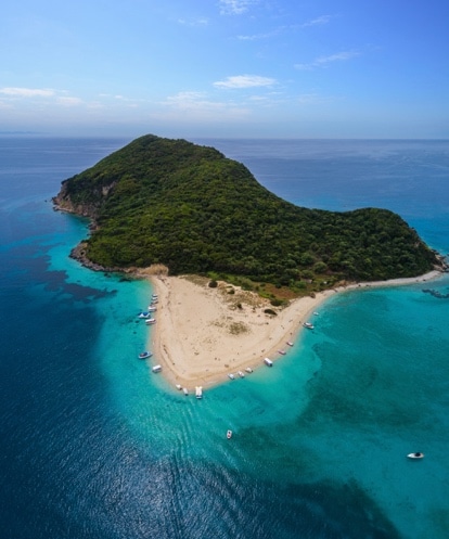 Marathonisi Turtle Island in Zakynthos