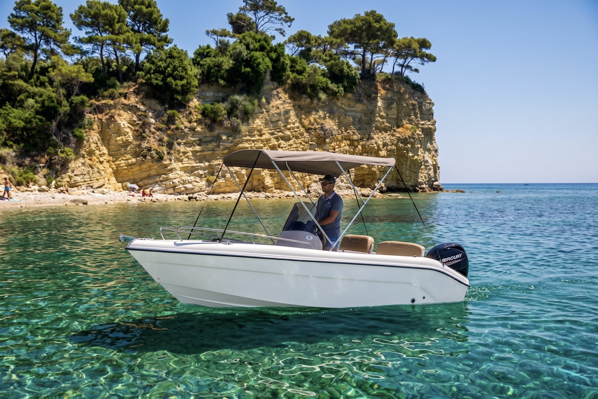 Boat rental from Agios Sostis harbour, South Zakynthos