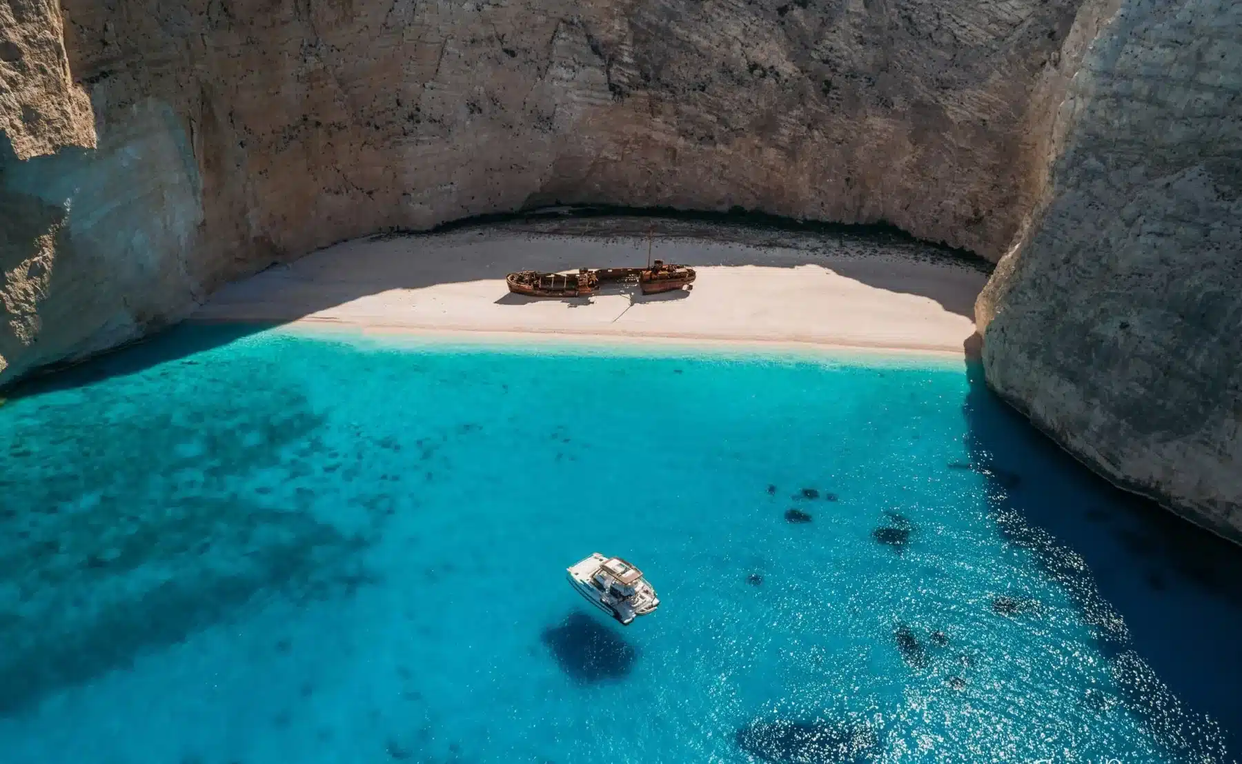 Private catamaran detail for luxury Zakynthos charter guests