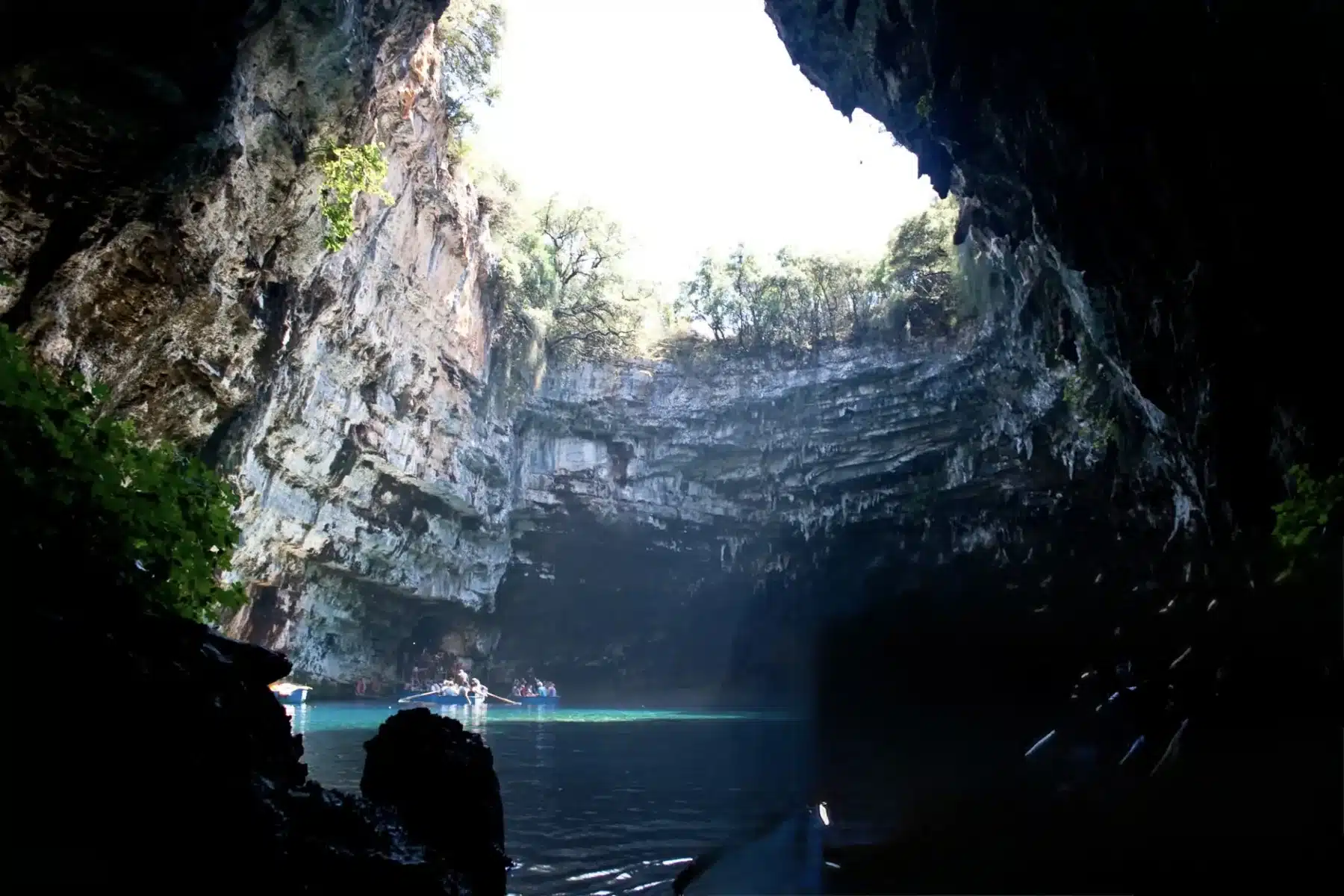 Melissani Lake in Kefalonia on the Ioneon Travel full-day trip from Zakynthos